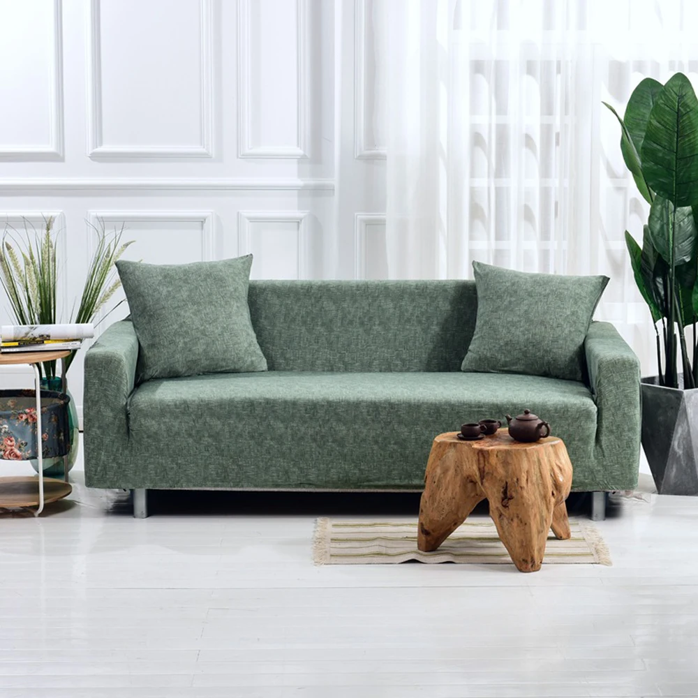 Универсальные эластичные чехлы для диванов с поперечным узором, секционные Угловые Чехлы для диванов, чехлы для мебели, домашний декор