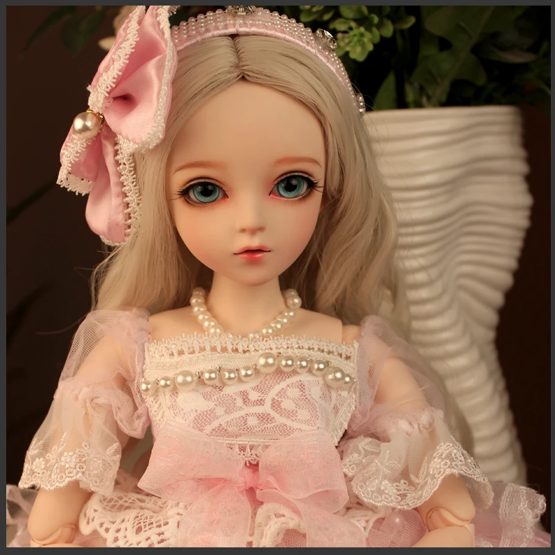 

Full Set SuDoll BJD 1/3 Lovely girl Free Eyes wig clothes all included 60cm Doll toys Toy quality