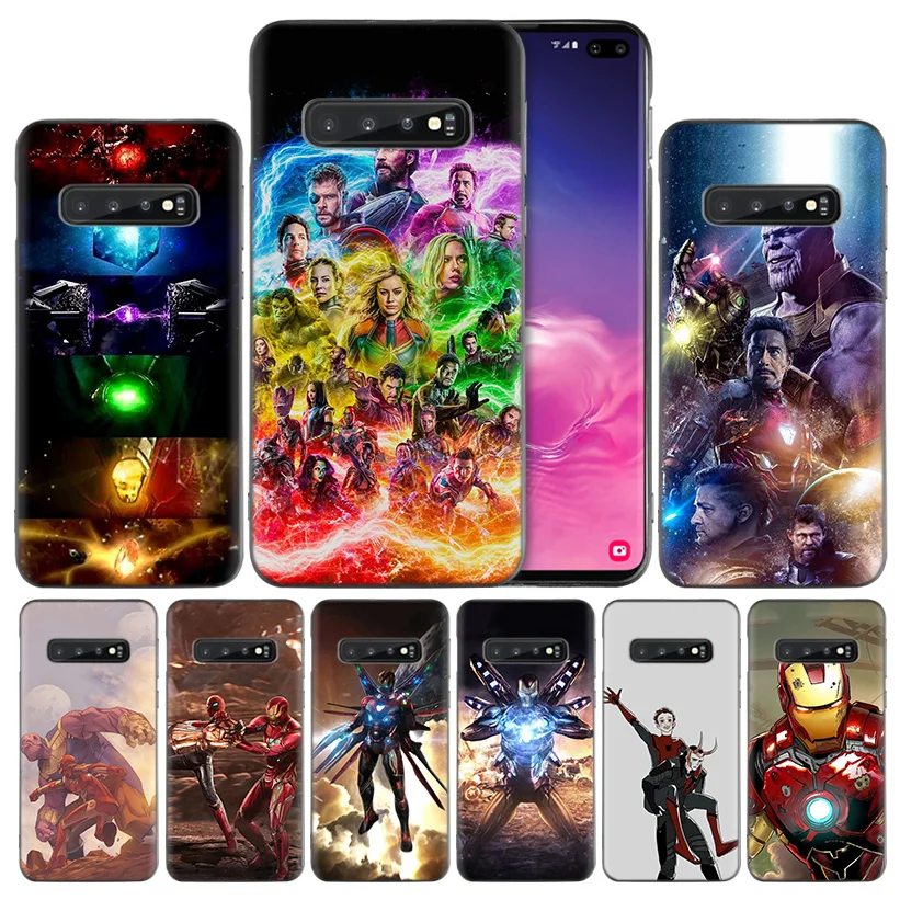 

Marvel Avengers Endgame Thanos Black Silicone Case Cover for Samsung Galaxy S10 S10e 5G S9 S8 S7 S6 Edge J8 J6 J5 J4 Plus 2018