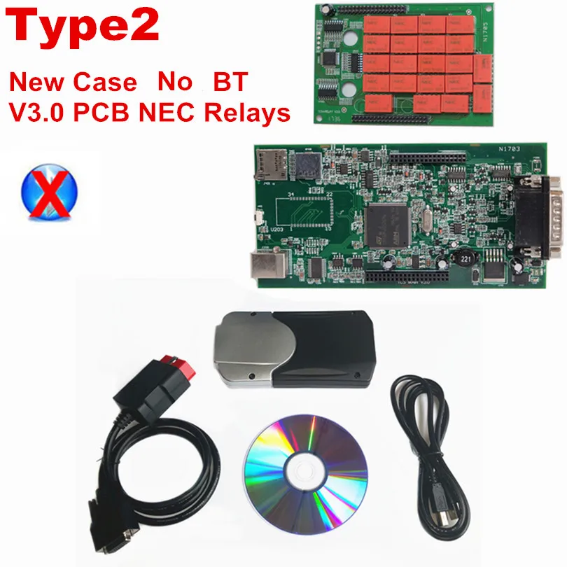 Новый сканер tcs OBDIICAT 150 V3.0 NEC 9241A Chip BT 2016.R1/2016 00/2017 1 OBD2 автомобильный диагностический