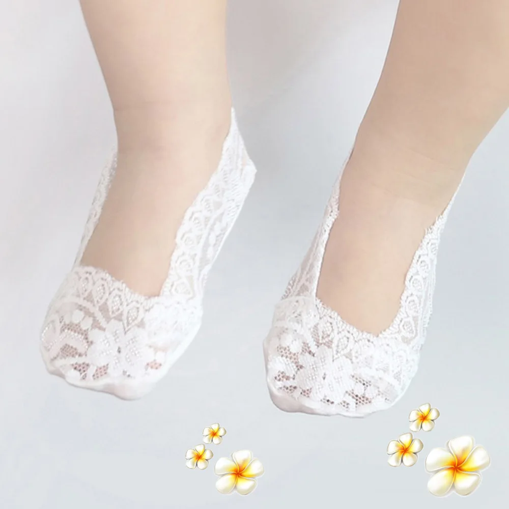 

Summer Infant Toddler Baby Girl Socks Lace Breathable Invisible Solid Color Socks Floor Boat Socks