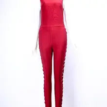 Новая мода вдохновляющий сексуальный тренд выдалбливают Сторона открытый женский бандажный комбинезон оптом