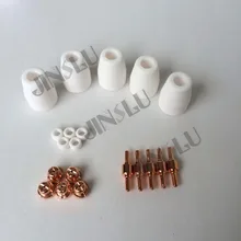 50 шт в наборе, PT-31 PT31 LG-40 общий установка воздушно-плазменной резки факел Comsumables наконечник электрода щит чашки газовое кольцо