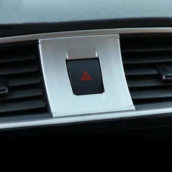 

ABS Plastic Matte Car caution light warning lamp Switch panel frame Cover Trim For Nissan Sylphy 2016 2017 2018 2019 accessories