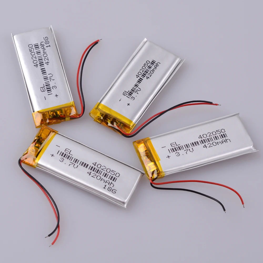 420mAh 3 7 V 402050 литий полимерный аккумулятор замена Li po батареи для MP3 плеера MP4 MP5