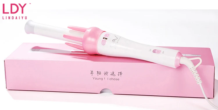 

LDY Ceramic / Titanium Easy Use Curling Iron Rollers Professional Automatic Hair Curler