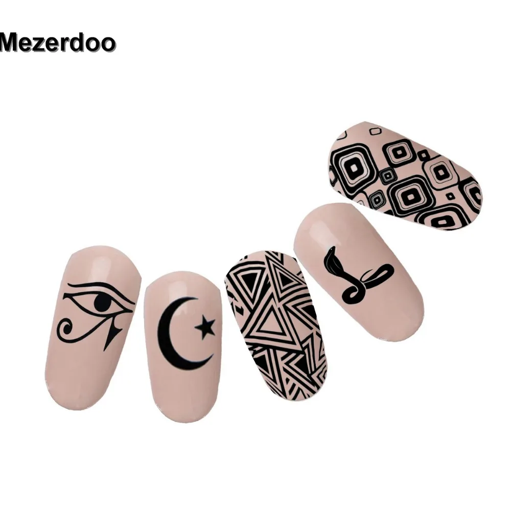 1 шт. в египетском стиле, штамп для дизайна ногтей, шаблон, изображение, пластина, загадочная пирамида, штамповка для ногтей, пластины диаметром 5,5 см, Mezerdoo 27