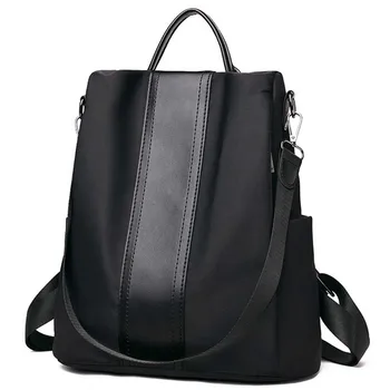 

2020 Fashion Women Classic Solid Color Backpack Anti-Theft Bag WildShoulder Bag Schoolbag For Girls Female Small Travel #G2