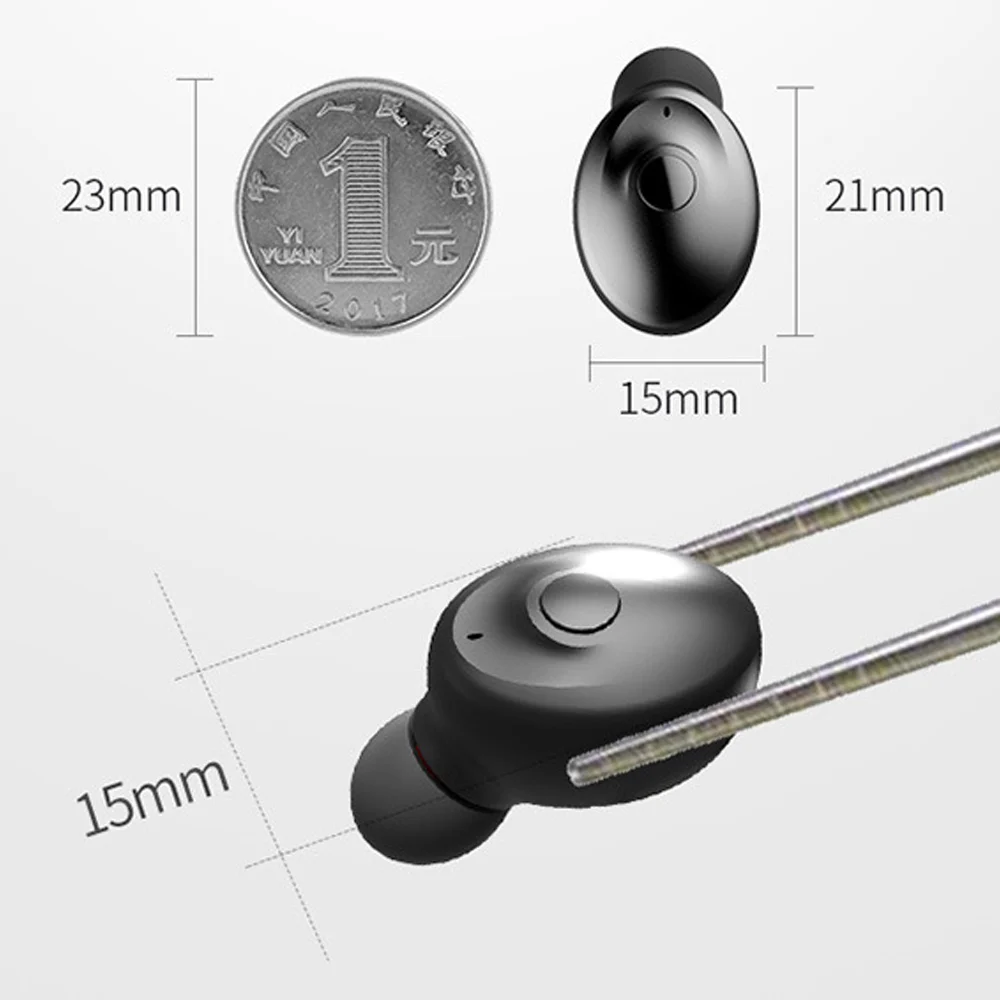 Bluetooth 5 0 Микро Мини наушники спортивные одиночные Беспроводные вкладыши бизнес