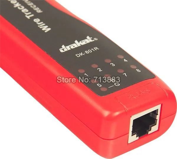 RJ45 RJ11 Сети Кабельный тестер локатор трассировщика DK-801R