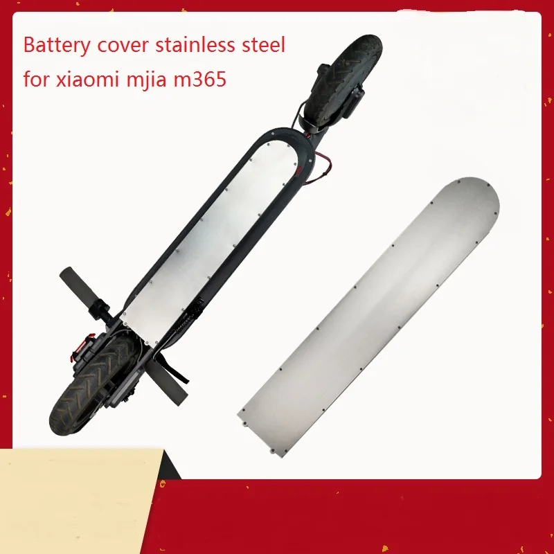 

Xiaomi Mijia M365 M365Pro Scooter Bottom Battery Cover anti-collision non-slip Plate Guard Stainless steel Armor Scooter Parts