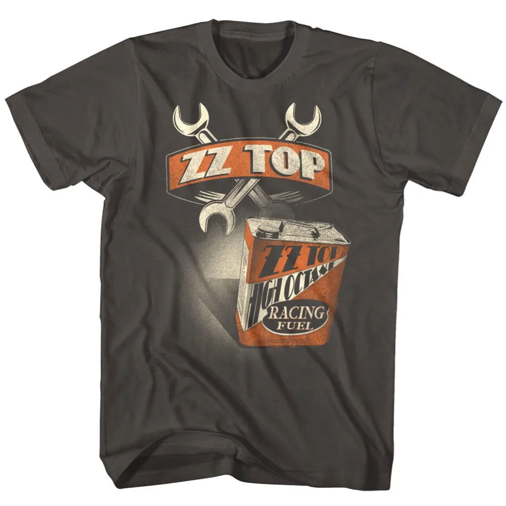 

Brand New 2019 Summer Mens Short OFFICIAL ZZ Top High Octane Racer Fuel Men's T-shirt Cute T Shirts