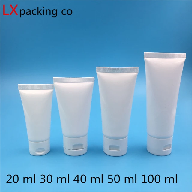 Vide 50ml 100ml 200ml Couvercle du tube en plastique pour le corps