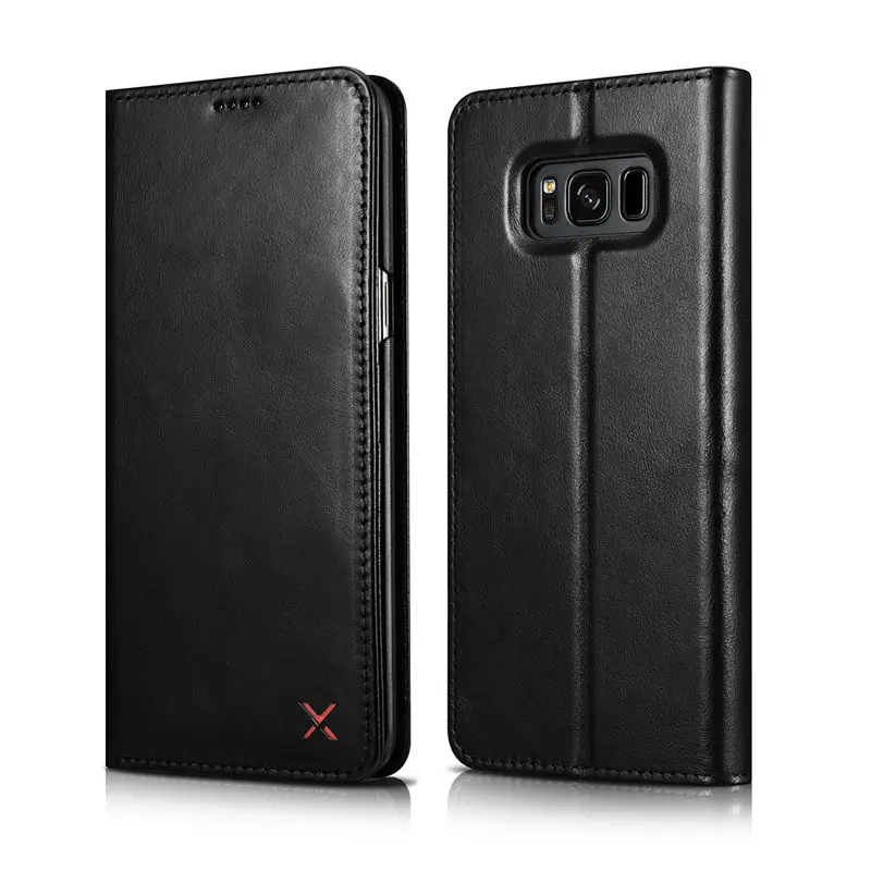 Оригинальный чехол бумажник XOOMZ для Samsung Galaxy S8 Plus роскошный Магнитный флип из