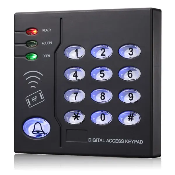 

Proximity Card Reader 125Khz Waterproof RFID Standalone Access Controller System by Card andKeypad