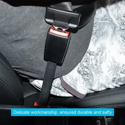 Car-Styling Car Seat Belt Extension Auto Belts Extender Durable Car Safety Seat Belt Buckle Clip, Insert width 2.1-2.2cm