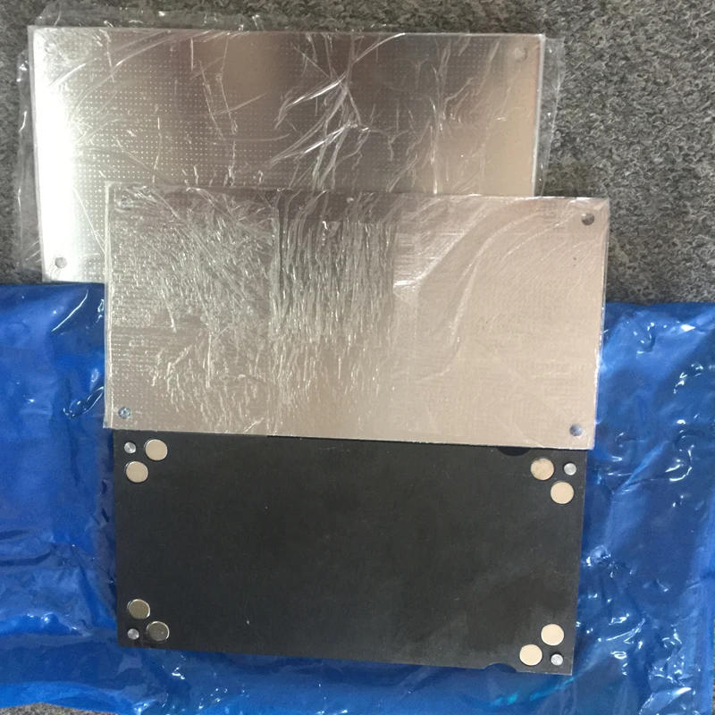 Чистый блокнот печать тонкие стальные пластины с отверстиями 10 штук