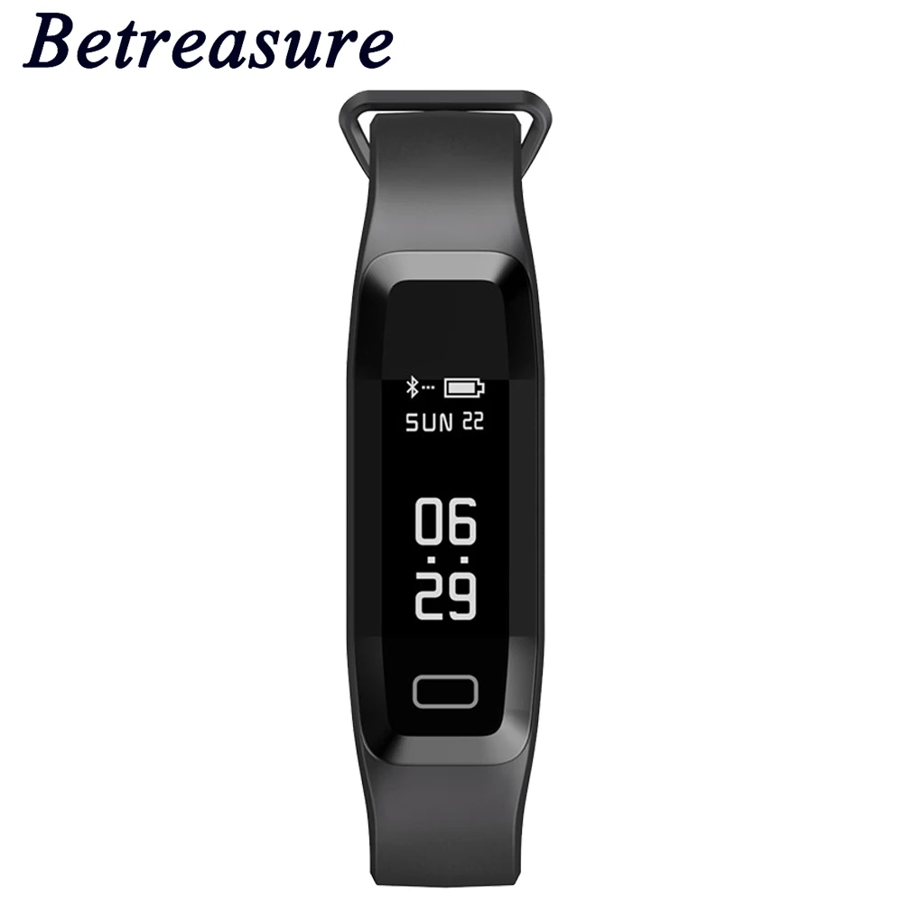Betreasure BW13 Smart WristBand Fitness Bracelet Heart Rate Monitor Blood Pressure Blood Oxygen Intelligent Wear PK