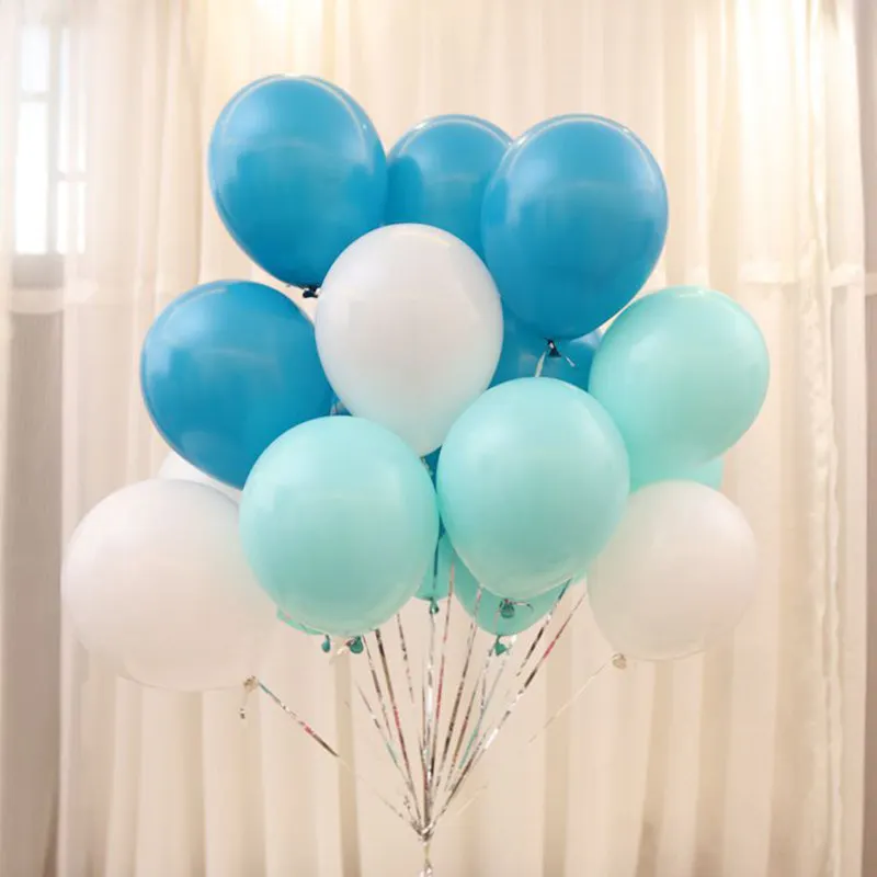 

10pcs/lot 10inch 2.2g Pink Blue Latex Balloons Wedding Decoration Baby Shower Birthday Party Event Decor Globos Air Balloons