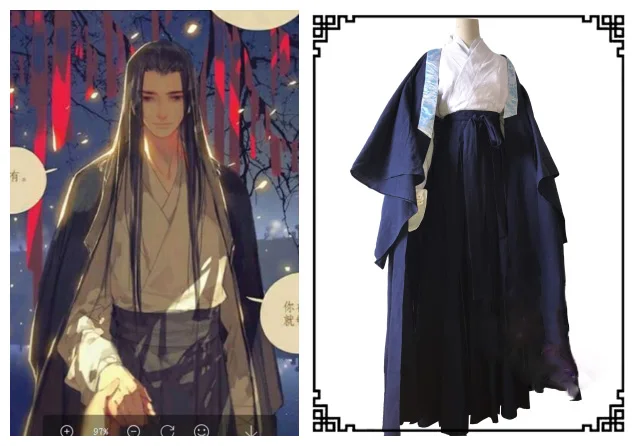 Jian Wang III такой же дизайн Wan Hua Group мужской костюм Hanfu Yi Chui версия Sun Tuo аниме