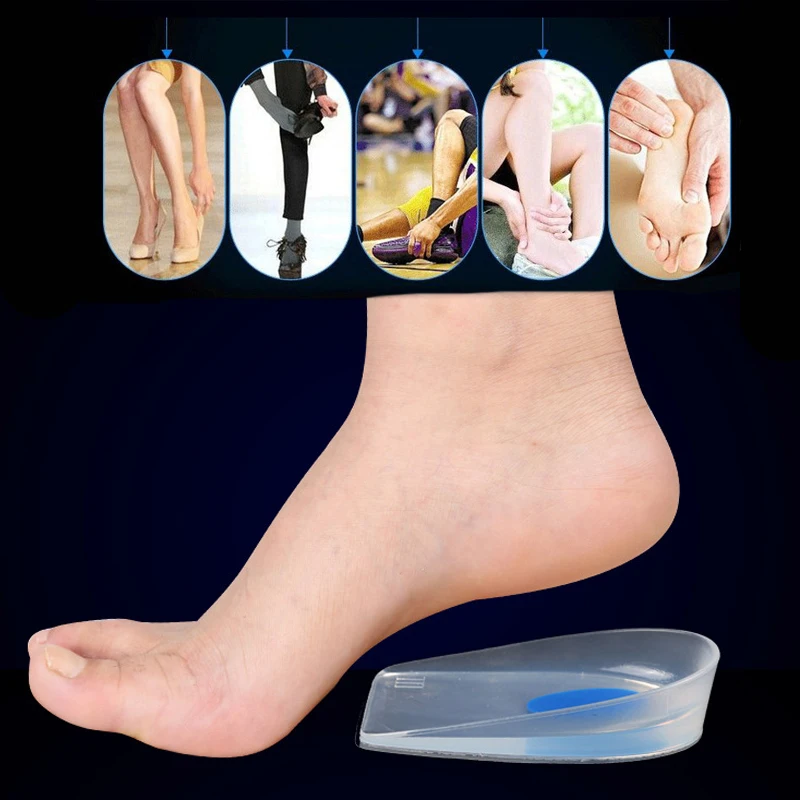 1 пара силиконовые стельки для обуви с защитой от боли в ступнях|health care|insoles spurfoot