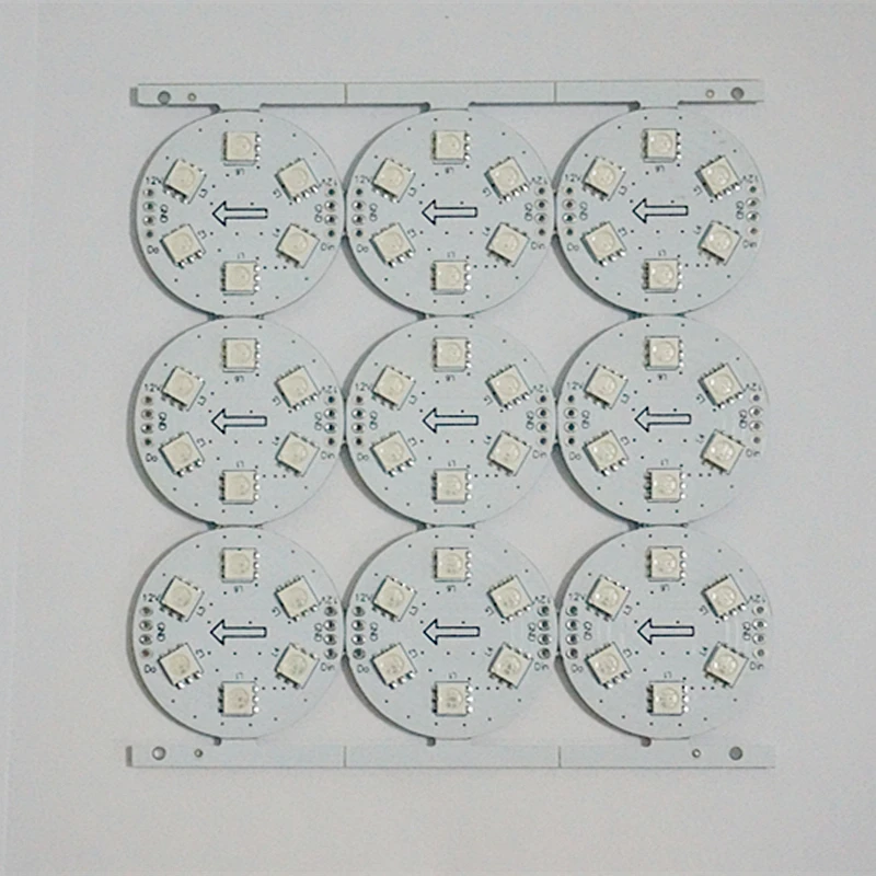 10 шт 5 мм общественного доска 5050 RGB светодиодный SMD Драйвер IC WS2811 DC12V D38-6 светодиодный s светодиодный модули СВЕТОДИОДНЫЕ лампы освещения