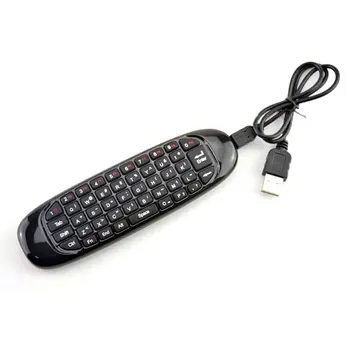 

Hot Sale 2.4G Air Mouse Rechargeable Wireless Remote Control Keyboard for Android TV Box Computer