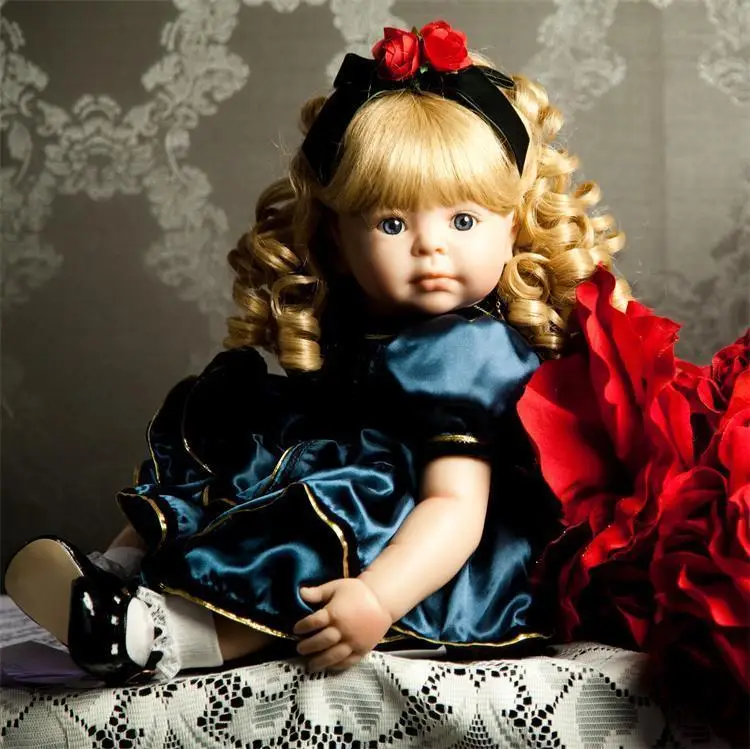Горячая Tpo младенец Reborn принцесса девочка куклы винил ручной работы реалистичные подарки для детей 20 ''кукла игрушка Новинка