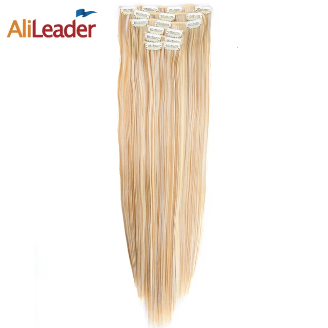 Best Offers AliLeader Products 6 Pcs/Set 16 Clips Clip In Hair Extensions Blonde 22 Inch Long Straight Wedding Hair Pieces For Women Best Offers AliLeader Products 6 Pcs/Set 16 Clips Clip In Hair Extensions Blonde 22 Inch Long Straight Wedding Hair Pieces For Women