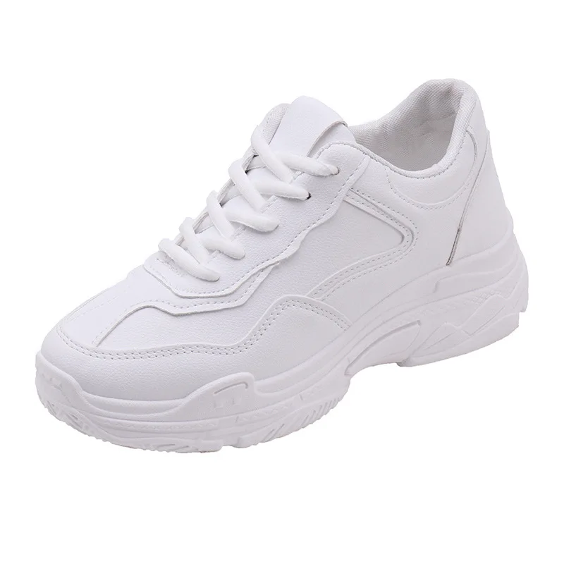 

New spring fashion women's casual shoes leather suede shoes flat shoes women's sports shoes white ladies sneakers