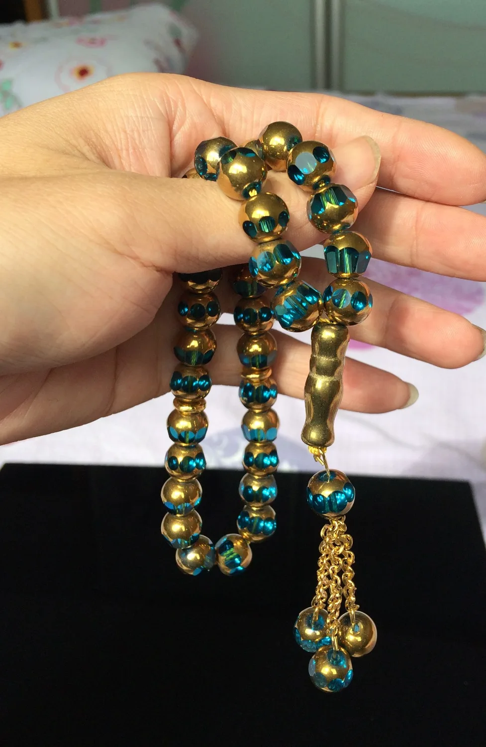 Free shipping 10mm*10mm high quality beautiful crystal islamic 33