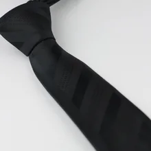 Галстуки мужские Тонкий галстук дизайн черный сплошной цвет диагональные полосы микрофибры шейный платок, тонкий галстук 6 см платье рубашки Свадьба Галстук