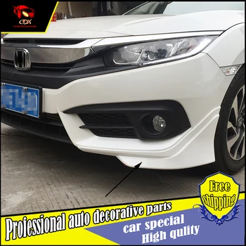

Car Styling ABS front and rear bumper bodykit Four angle cover protection plate for Honda civic 2016 car Decoration Accessories