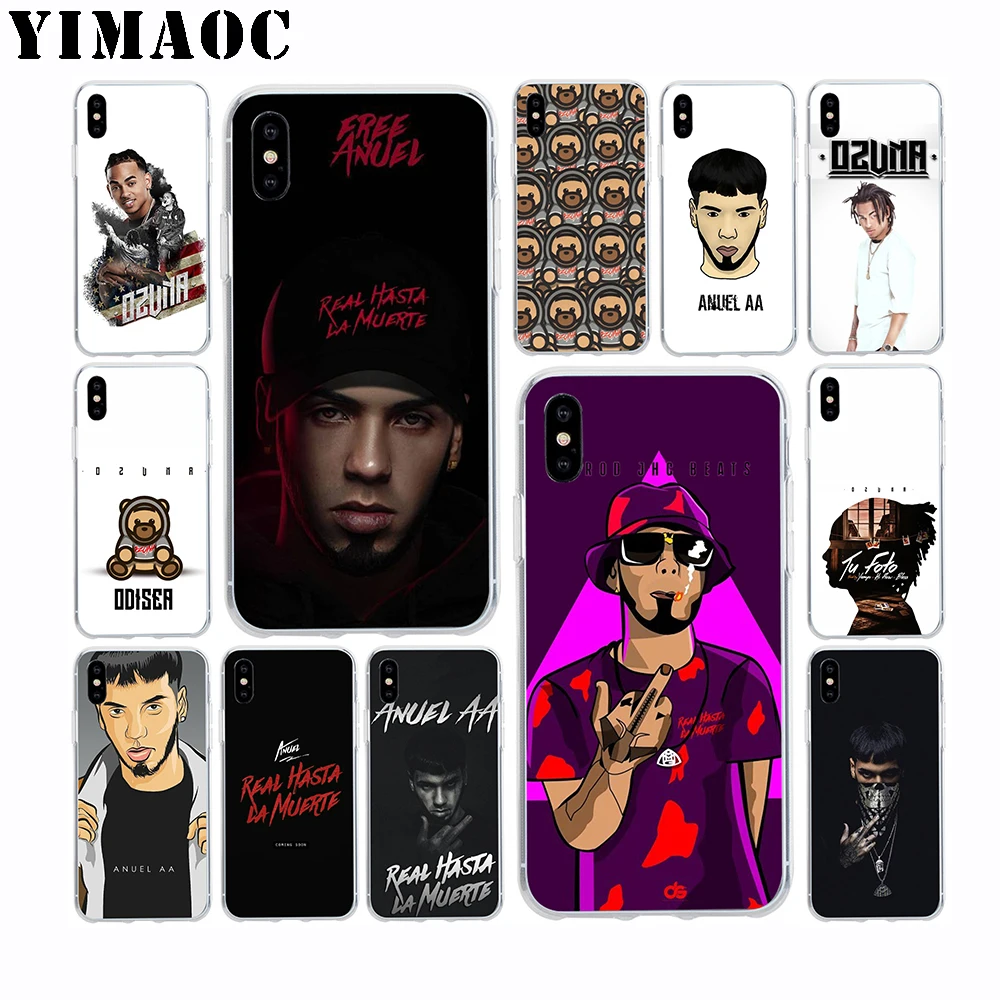 

YIMAOC Anuel aa Ozuna Soft TPU Silicone Case for Apple Iphone Xr Xs Max X 10 8 Plus 7 6S 6 Plus SE 5S 5 7Plus 8Plus Cover