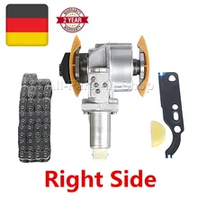 Right Side Timing Chain Tensioner+Gasket+Chain for Audi A6 Passat Superb V4 V6 078109088C, 078109088E, 078109088F, 058198217