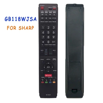 

Replacement GB118WJSA Remote Control For SHARP LCD TV AQUOS TV 2D 3D NETFLIX GB005WJSA GA890WJSA GB004WJSA Remoto Fernbedienung