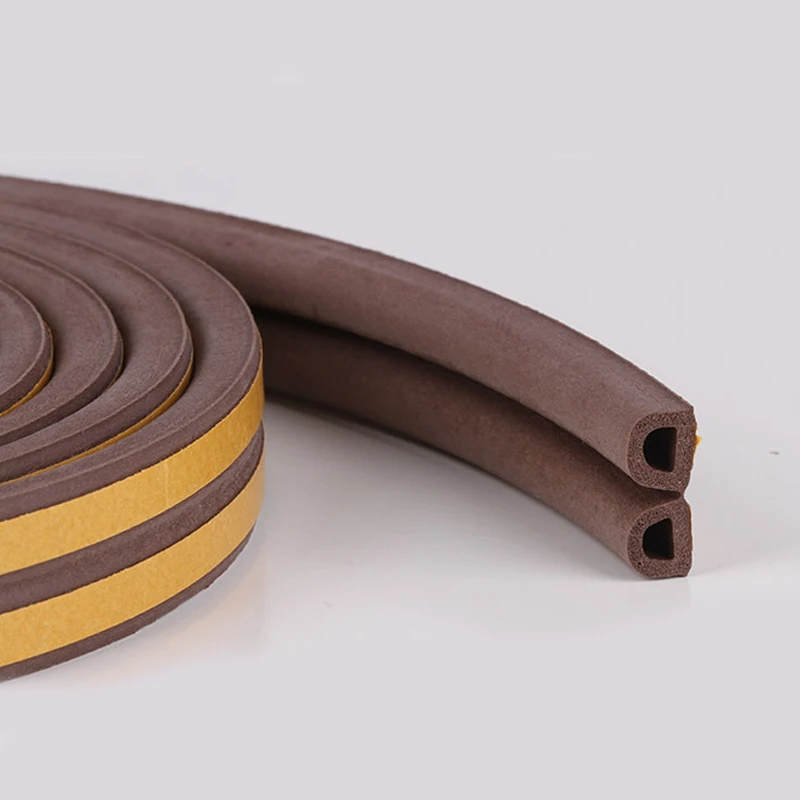 

5M E/D/P/I Doors Window Gaskets Soundproof Seal Strip Self-Adhesive Foam Rubber Weatherstrip Windows Sealed Door Collision Strip