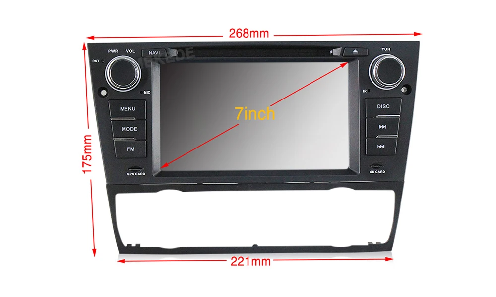 MEKEDE PX30 Android 9,0 7 "сенсорный экран автомобиля gps навигация для bmw e90 E91 E92 gps 4G 3g Bluetooth Радио USB SD руль