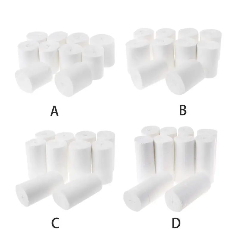 10 рулонов эластичный бандаж аптечка Марля рулон повязка на рану медицинский уход аварийная повязка для ухода