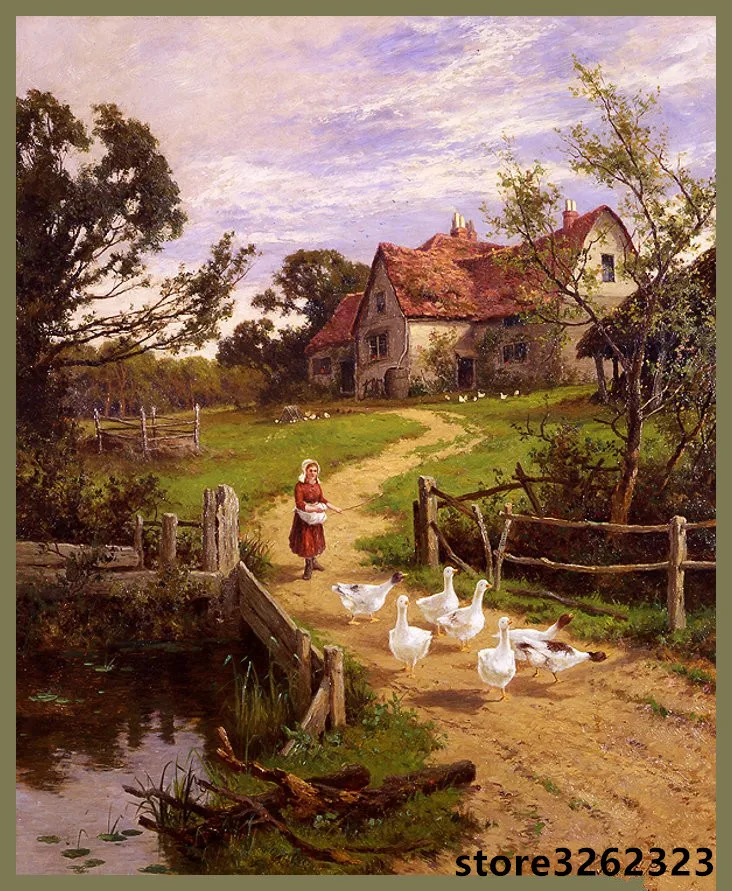 

2016 5D DIY Diamond Painting mountain decor Mosaic cross stitch diamond square Embroidery house Pictures of rhinestones