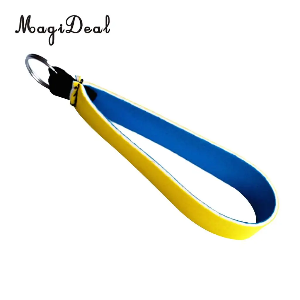 MagiDeal Neoprene Key Fob Wristlet Keychain Key Holder Keyring Hand Wrist Strap for Water Sports Beach Swimming Jogging Boating
