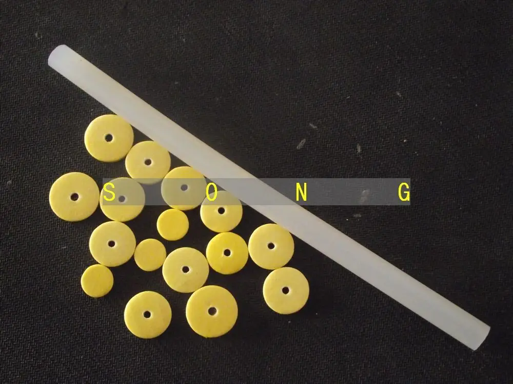 16 pcs close hole Flute pads & Pads Thermal energy Glue stick Flute