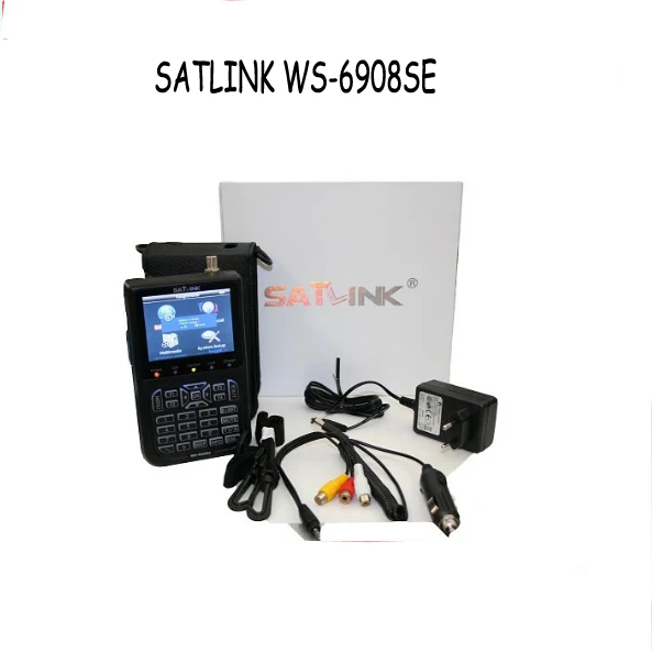 [Подлинный] Satlink WS-6908SE спутниковый измеритель 6908se поддержка KB-LIGHT и подсветка спутниковый искатель ws 6908se Satlink ws6908se