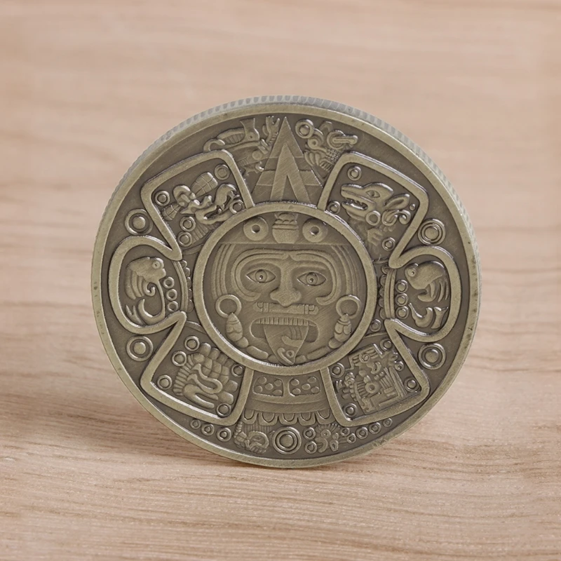 Commemorative Coin Maya Civilization Collection Gifts Souvenir Craft Art Bitcoin Commemorative Coin Maya Civilization Collection Gifts Souvenir Craft Art Bitcoin