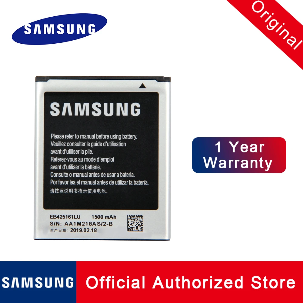 EB425161LU для samsung Galaxy s3 mini ace 2 сменный аккумулятор i8160 Trend Duos s7562 8190 1500 мАч Быстрая