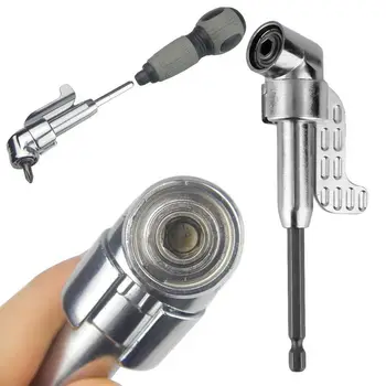 

1x 105°Angle 1/4 Extension Hex Drill Bit Screwdriver Socket Holder Adaptor New