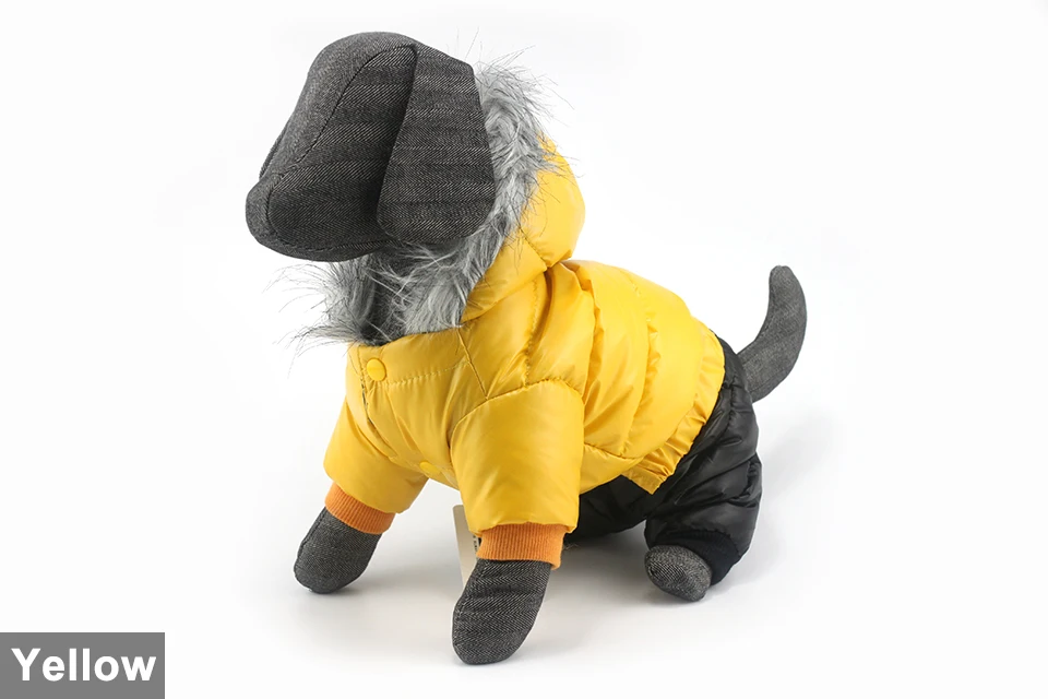 2017 NEW Design Winter Dog Clothes Winter Waterproof Pet Dog Coat Jacket Fashion Jumpsuit for Chihuahua Small Large Dogs PETASIA 402