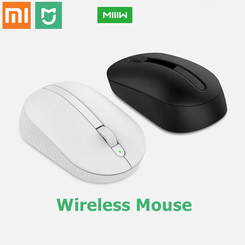 Оригинальная беспроводная мышь Xiaomi MIIIW 2,4 GHz 1000 dpi, Офисная мышь для геймера, для домашнего ноутбука, Нескользящая Текстура, полностью симметричный дизайн