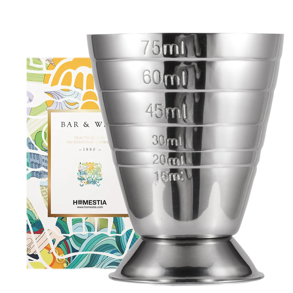 Bar Cocktail Jigger Three Scales Coffee Measuring Jigger Bakeware Stainless Steel Practical