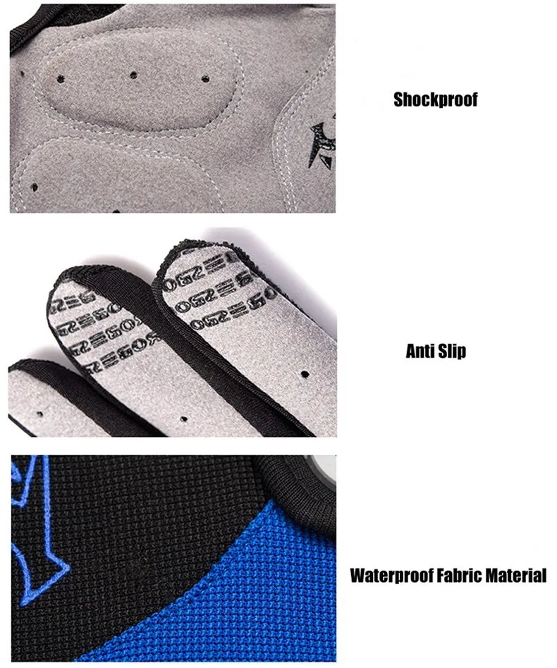 Anti-slip Bicycle Breathable Bike Bicycle Gloves Men Women Full Finger Cycling Biking Racing Safety Guantes Anti-skid Glove (5)
